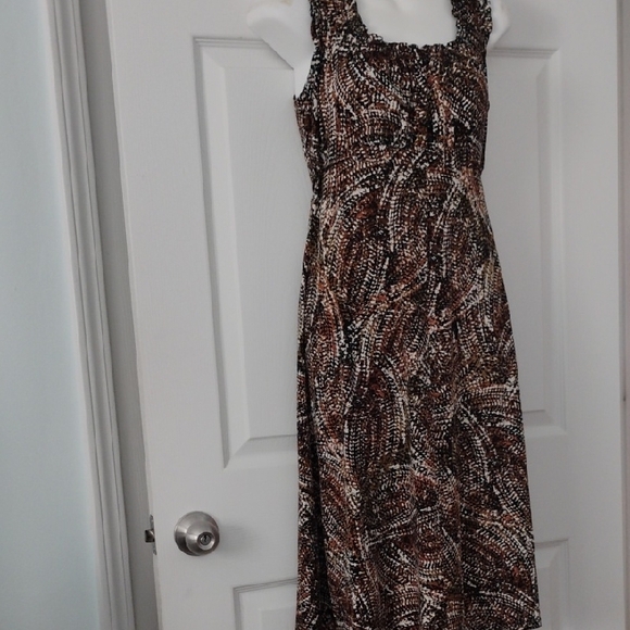 Axcess Multi-Color Patterned Midi Dress - Picture 6 of 10